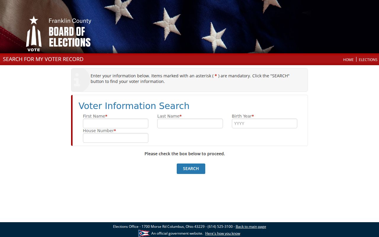 Dublin residents directory Franklin County voter search